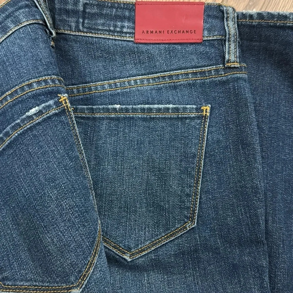 Armani Exchange J13 SLIM FIT JEANS size 4 (EU27) High Waisted Distressed - Picture 8 of 8